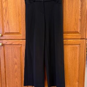 LOFT Curvy Black Trousers-Size 8